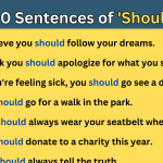 50 Sentences of Should